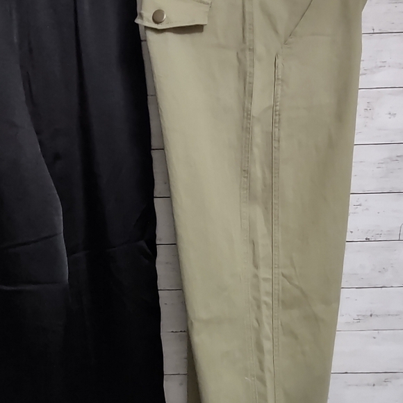 A New Day Silky Black wide Leg Trouser size 6 NWOT - Picture 5 of 9